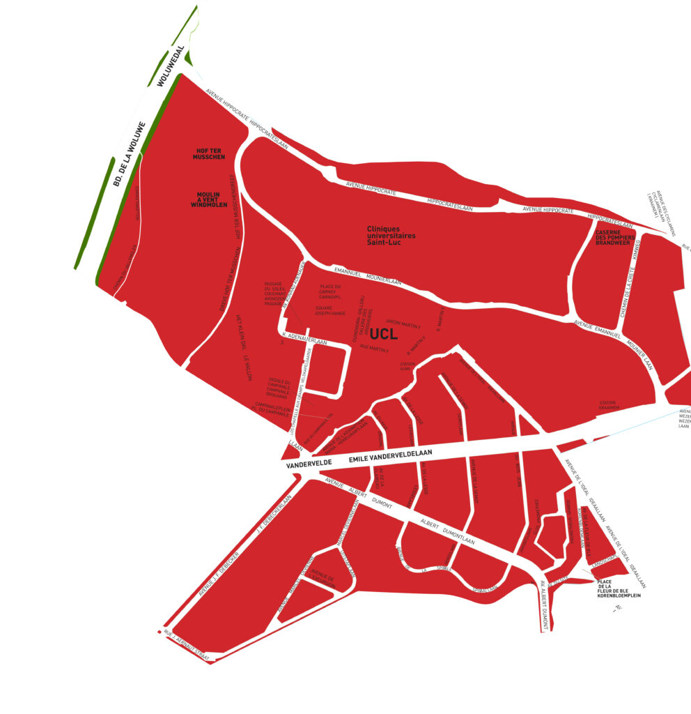 Les Sept Quartiers De Woluwe Saint Lambert Commune De Woluwe Saint Lambert